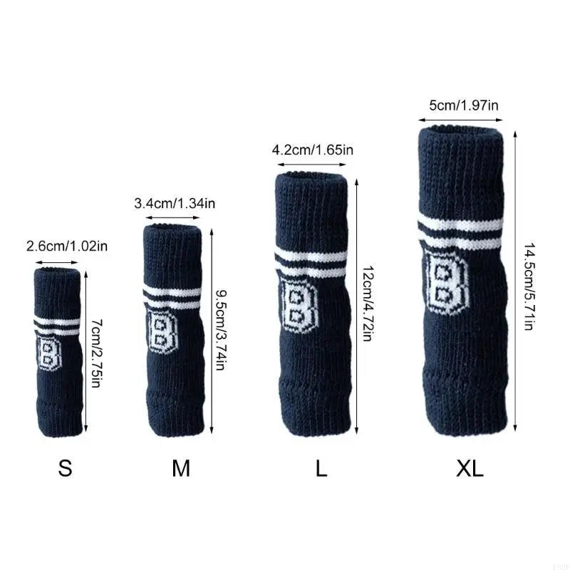 Protège-pattes tricotés pour chiens et chats – Lot de 4