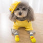 Chaussettes Antidérapantes Motif Canard pour Chiens et Chats – Lot de 4