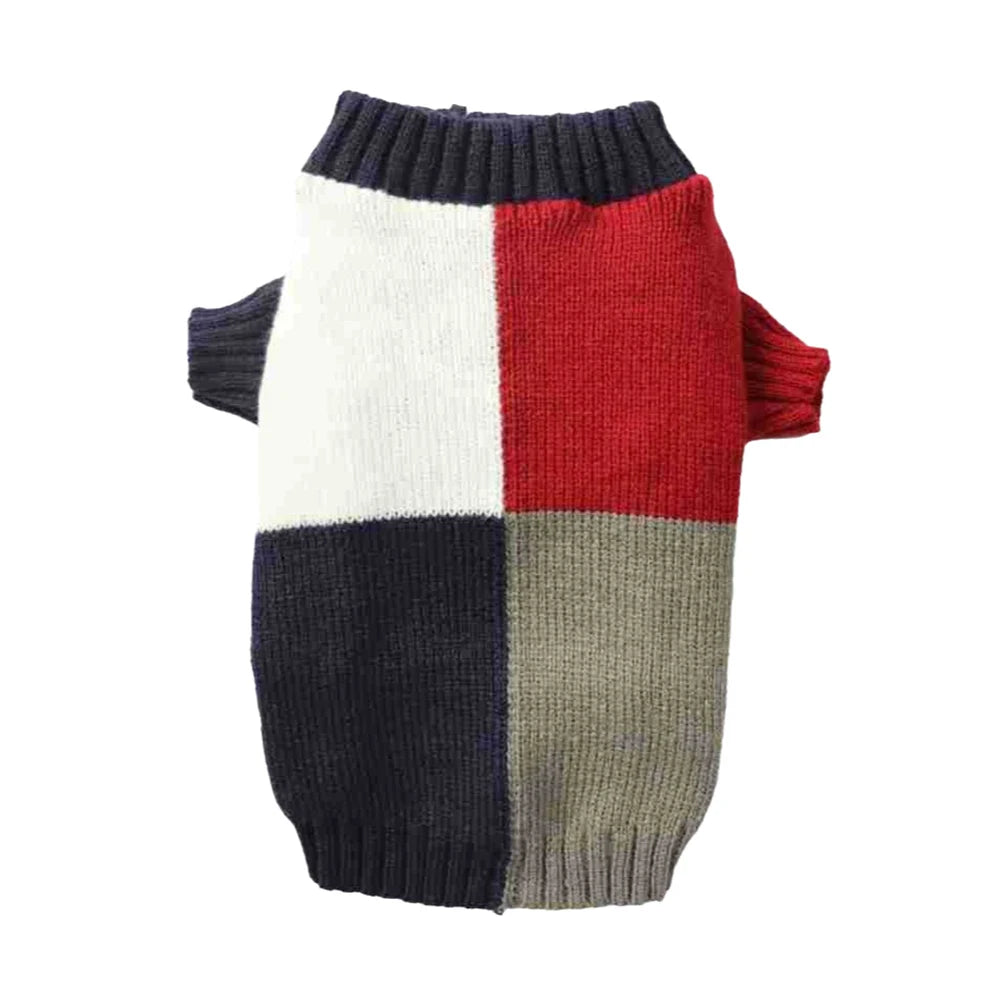 Pull Coloré à Carreaux pour Chien ou Chat