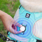 Harnais Anti-traction compatible avec GPS/AirTag pour Chien