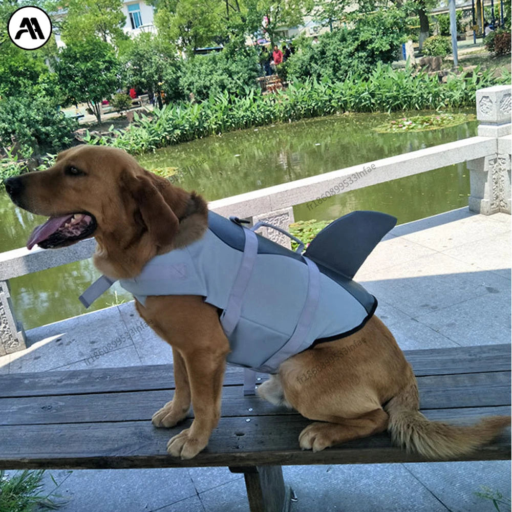 Gilet de Sauvetage Requin pour Chiens Petite et Moyenne Taille