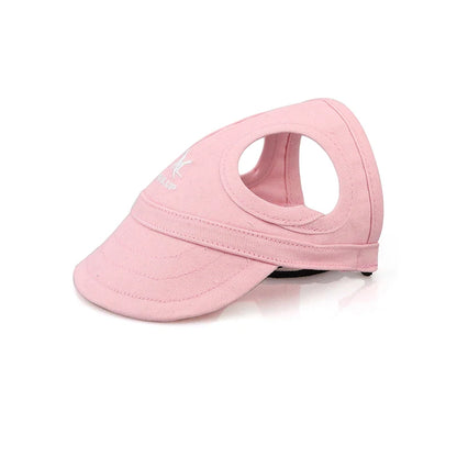 Casquette de Sport Ajustable pour Chien avec Visière et Trous pour Oreilles
