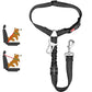 2 en 1 Ceinture de Sécurité Voiture pour Chien - Boucle & Appui-Tête