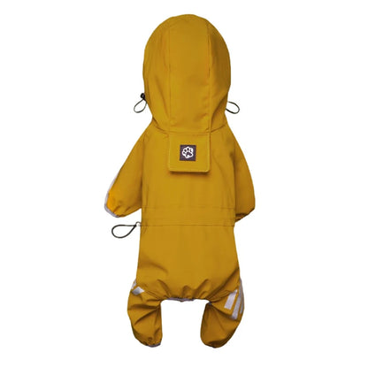 Combinaison Imperméable Réfléchissante pour Petits et Moyens Chiens