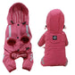 Combinaison Imperméable Réfléchissante pour Petits et Moyens Chiens