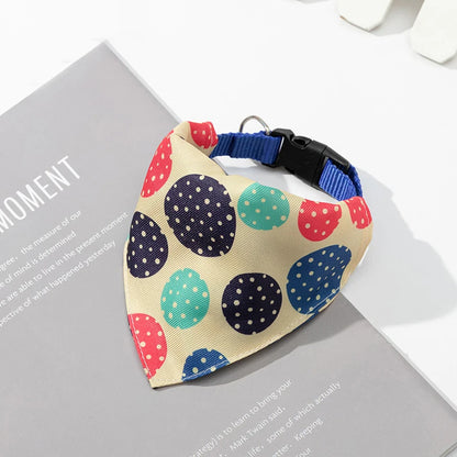 Bandana Ajustable à Motifs Colorés pour Chiens