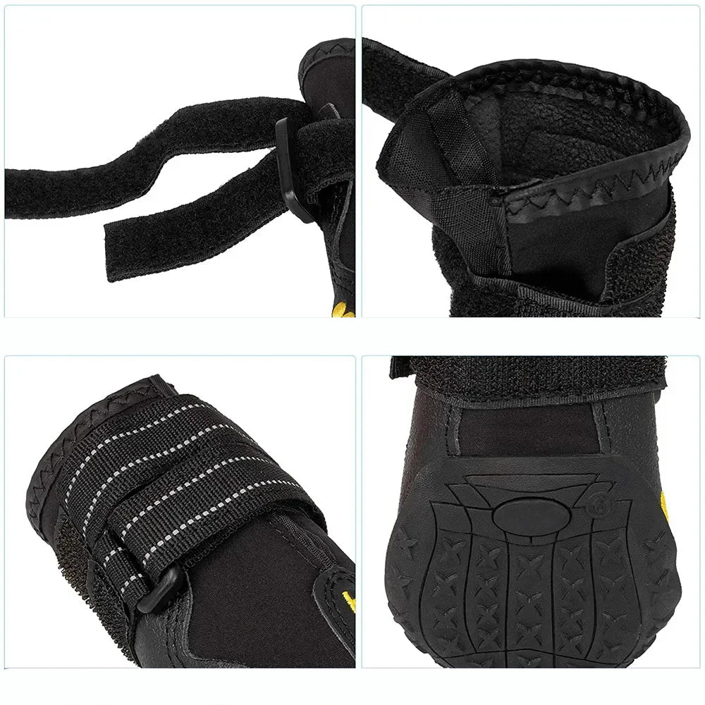 Bottines Imperméables Antidérapantes pour Chiens – Lot de 4