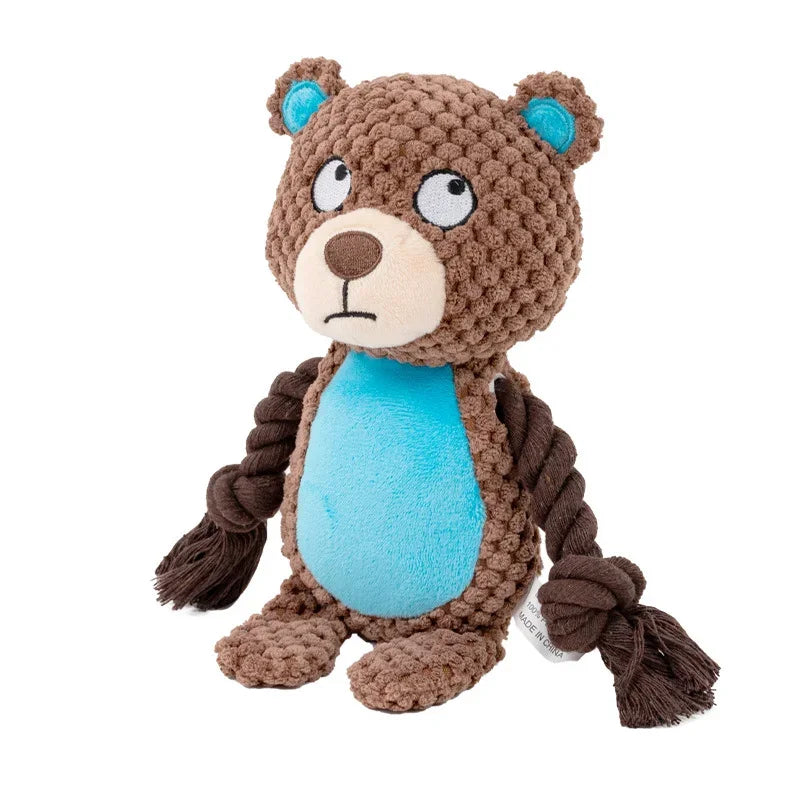Peluche Animaux Rigolos avec Couineur pour Chiens