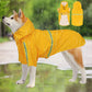 Manteau Imperméable Cape avec Bande Réfléchissante pour Chien