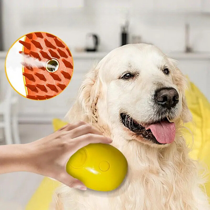 Brosse Vapeur de Toilettage pour Animaux – Nettoyage Doux & Hydratation