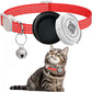 Collier Réfléchissant pour Chat avec Étui pour Airtag et Médaillon QR