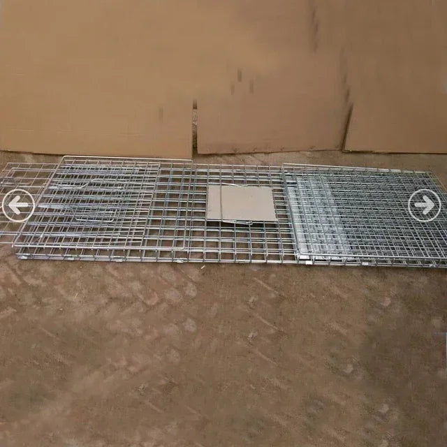 Cage de capture pliable en acier inoxydable 66 cm