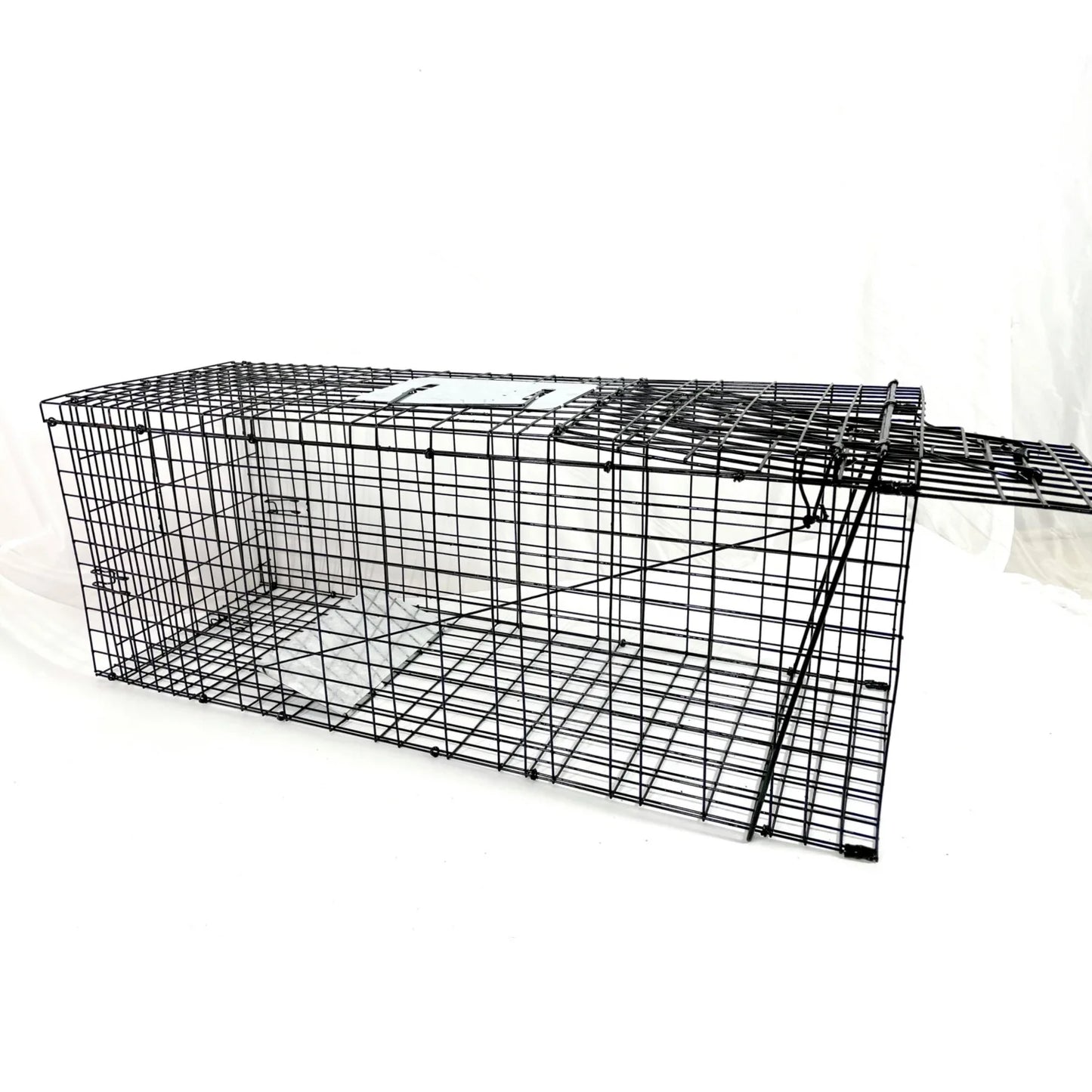 Cage de capture pliable en acier galvanisé pour animaux