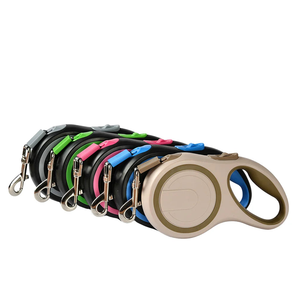Laisse Enrouleur 5M ou 8M pour Chien