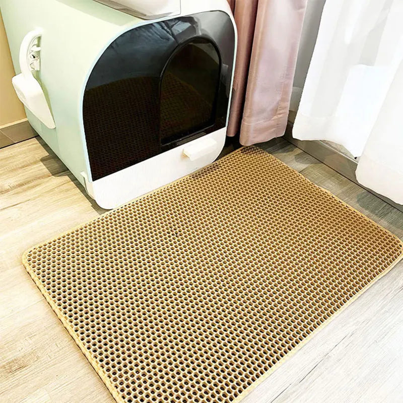 Tapis de Litière Double Couche Imperméable