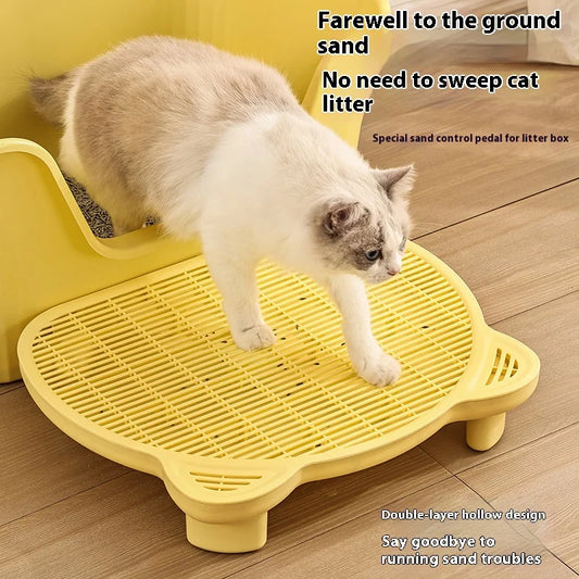Double Layer Cat Litter Mat with Anti Stripping and Anti Splash Control for Cats, Cat Toilet Litter Box and Sand Control Table
