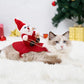 Costume Père Noël Cavalier pour Chiens et Chats