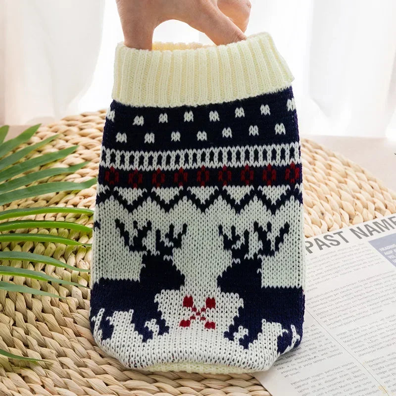 Pulls d’Hiver en Laine – Motifs de Noël et Animaux