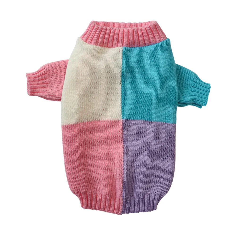 Pull Coloré à Carreaux pour Chien ou Chat