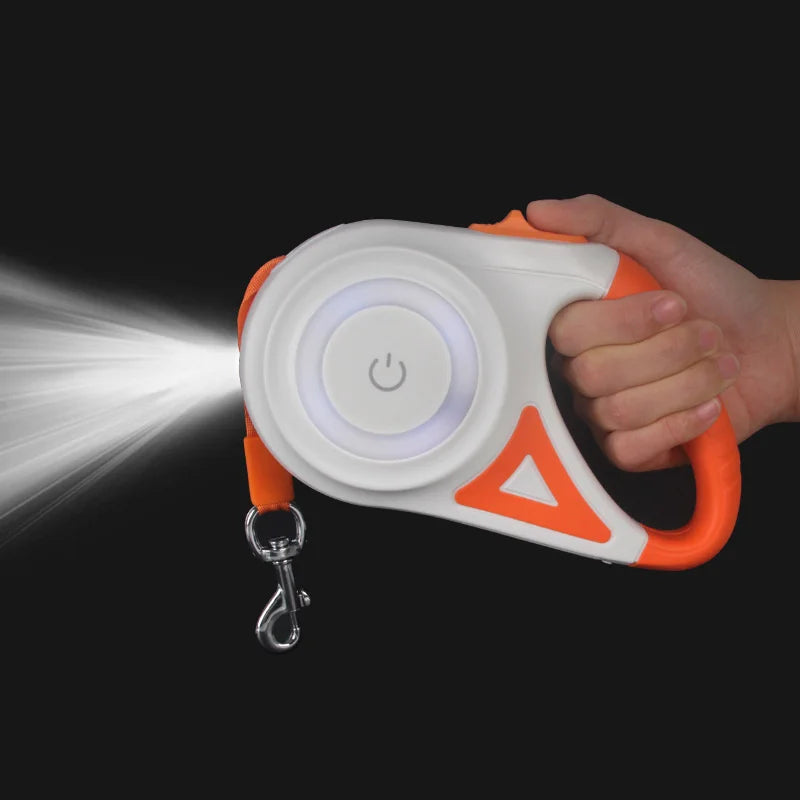 Laisse LED Enrouleur pour Chien