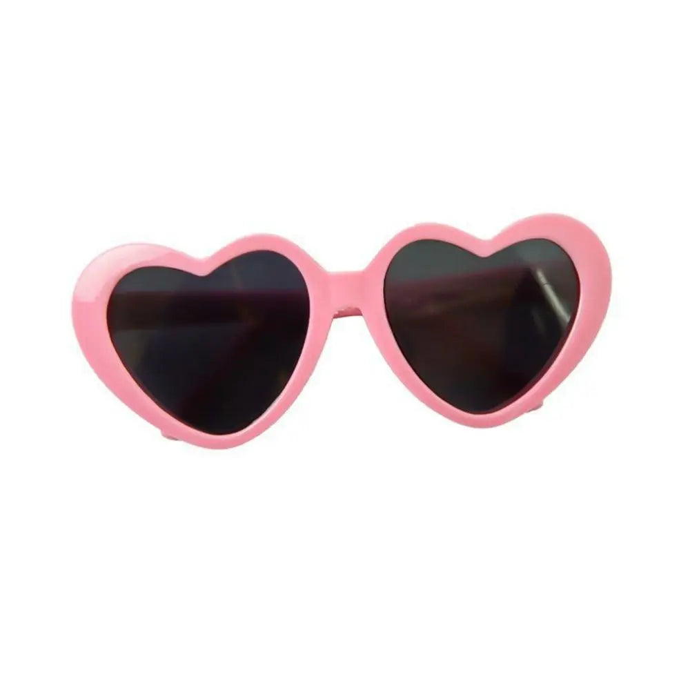 Lunettes en Forme de Cœur pour Chats et Petits Chiens