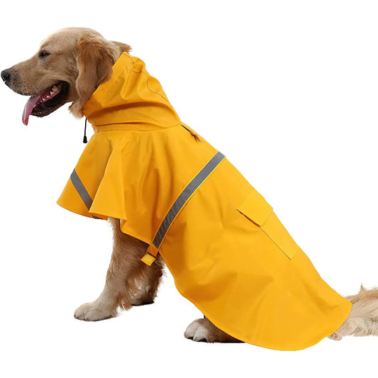 Manteau Imperméable à Capuche pour Chien