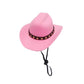 Chapeau Cowboy Ajustable pour Petit Chien ou Chat avec Étoiles