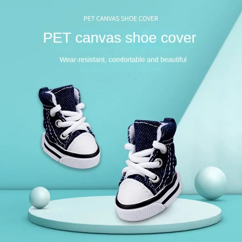 Chaussures en Toile pour Chien et Chat – Basket Antidérapante Respirante