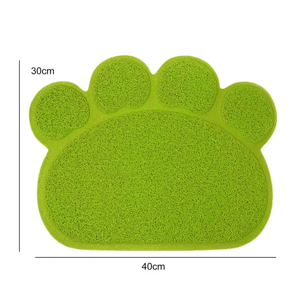 Tapis de Litière Antidérapant en Forme de Patte