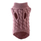 Pull d’Hiver Torsadé pour Petit Chien