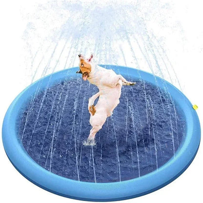 Piscine Tapis Arroseur d'Été pour Chiens et Enfants