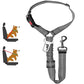 2 en 1 Ceinture de Sécurité Voiture pour Chien - Boucle & Appui-Tête