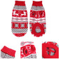 Pull Tricoté pour Chien – Motifs Hiver et Noël