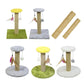 Arbre à Chat Compact en Sisal avec Jouets Suspendus
