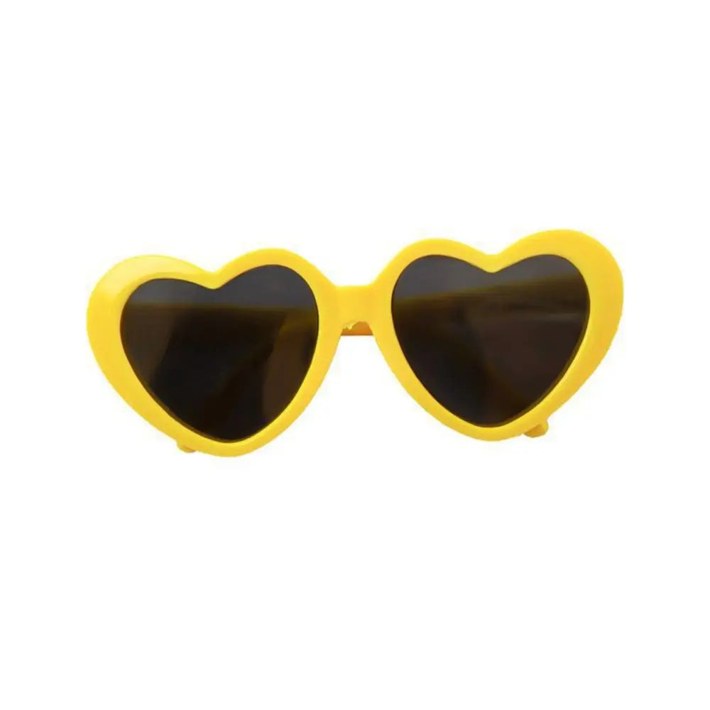 Lunettes en Forme de Cœur pour Chats et Petits Chiens
