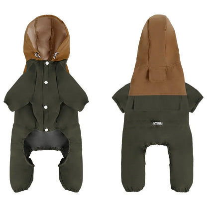 Manteau Réfléchissant Imperméable pour Chien en Nylon