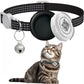 Collier Réfléchissant pour Chat avec Étui pour Airtag et Médaillon QR