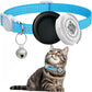 Collier Réfléchissant pour Chat avec Étui pour Airtag et Médaillon QR