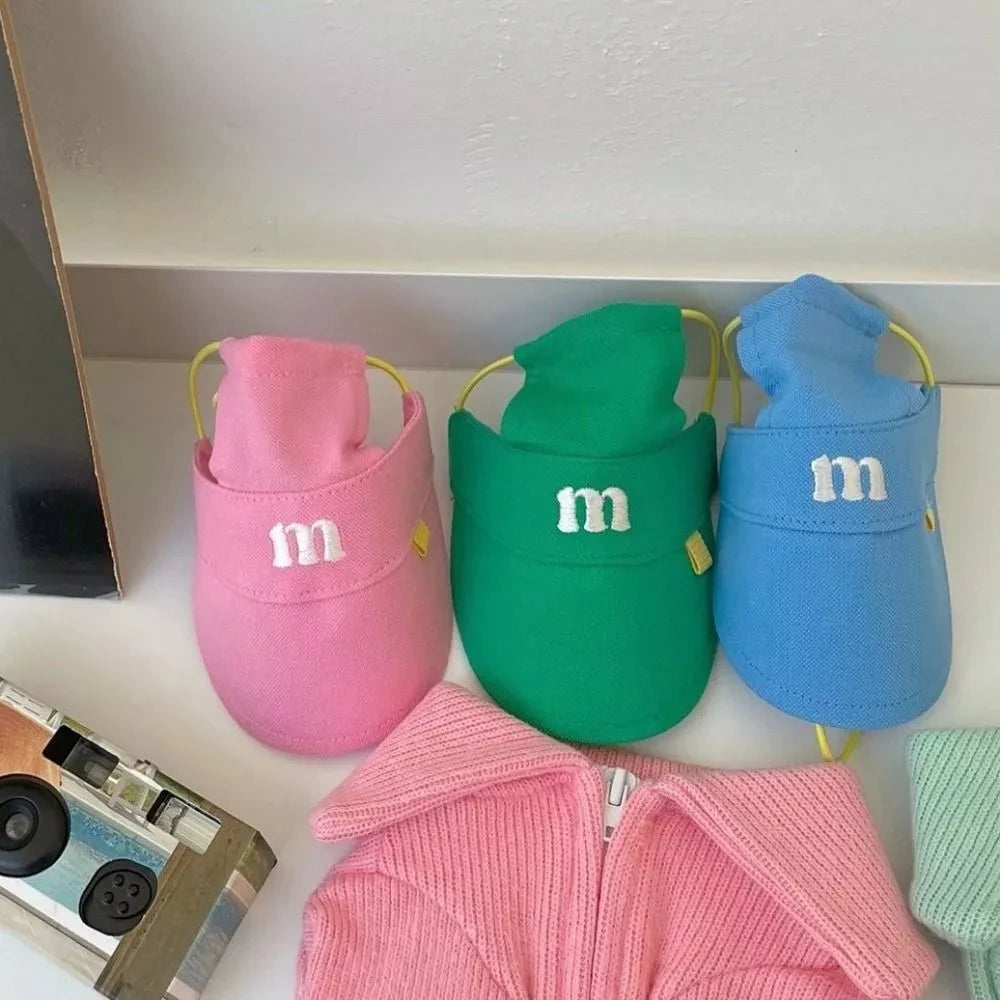 Casquette M pour Chiens et Chats – Casquette Été Ajustable à Motif Brodé