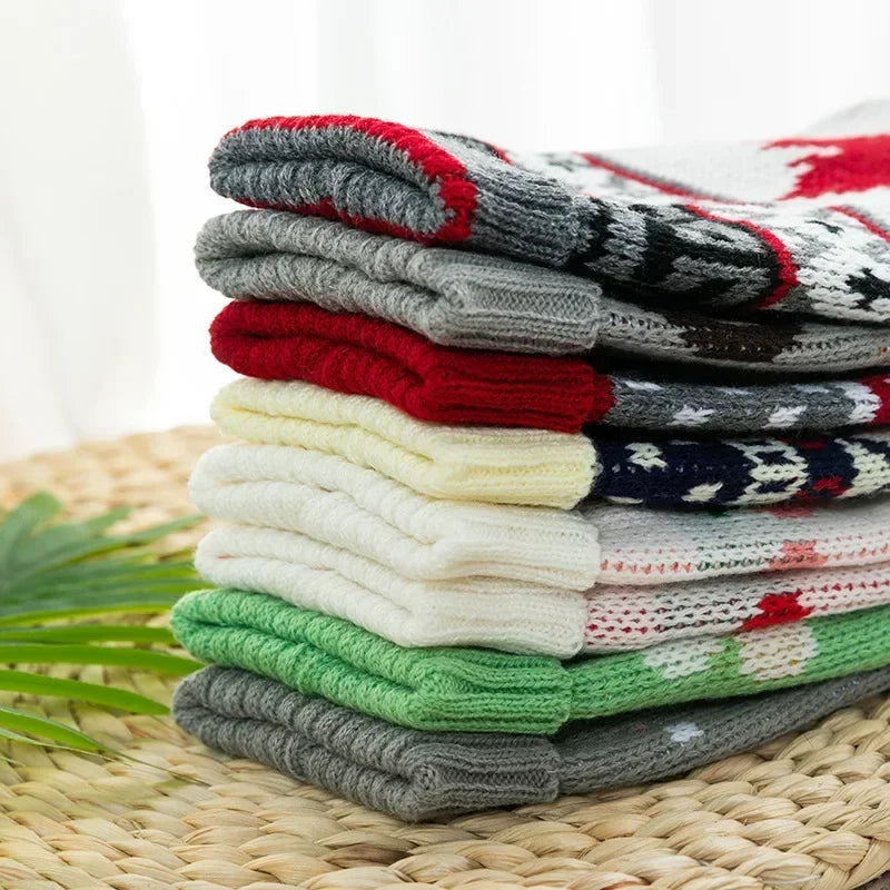 Pulls d’Hiver en Laine – Motifs de Noël et Animaux