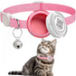 Collier Réfléchissant pour Chat avec Étui pour Airtag et Médaillon QR