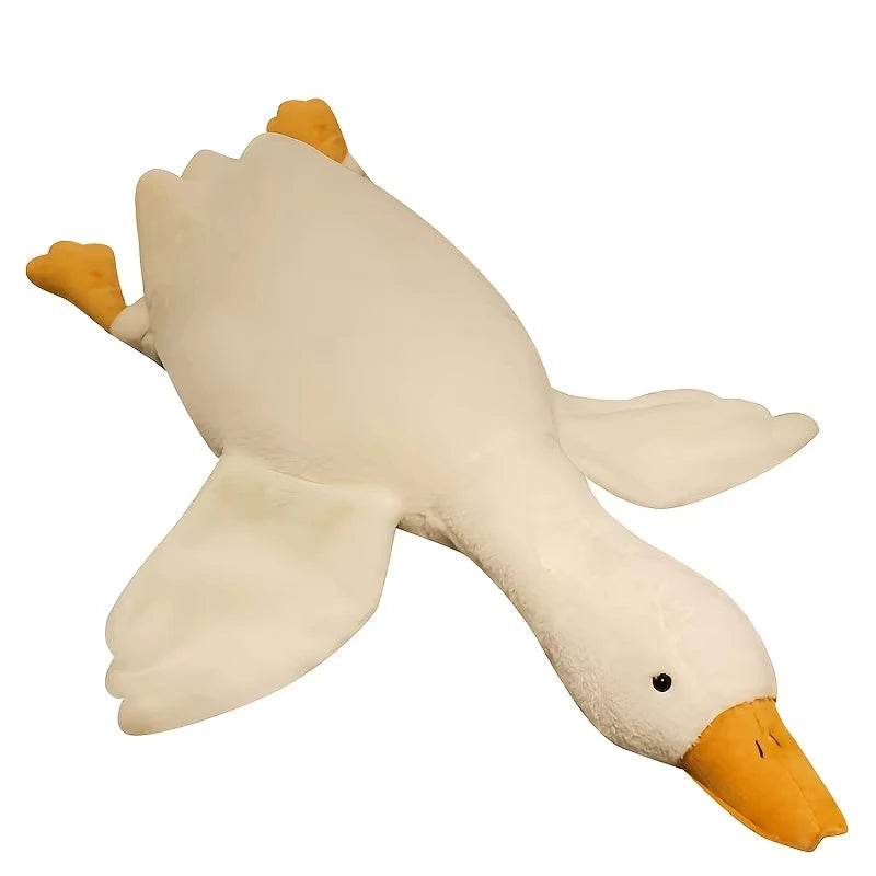 Grande Peluche Canard Blanc Réaliste pour Chiens