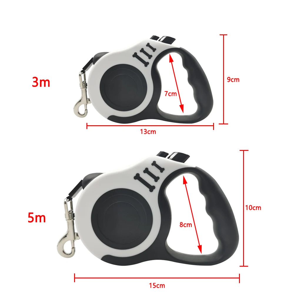 Laisse Enrouleur 3M / 5M pour Chien