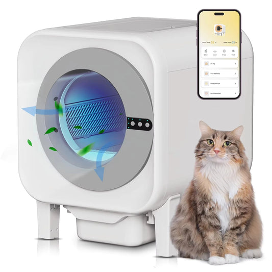 Bac à Litière Automatique Intelligent Cube 75L