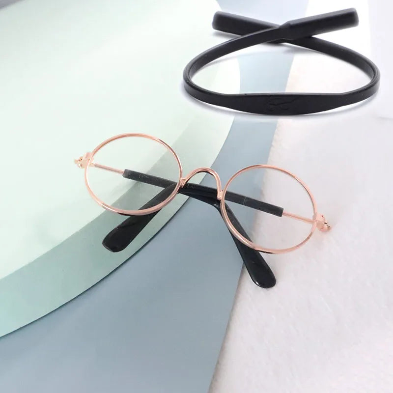 Lunettes Rétro Rondes pour Chiens et Chats Style Hippie