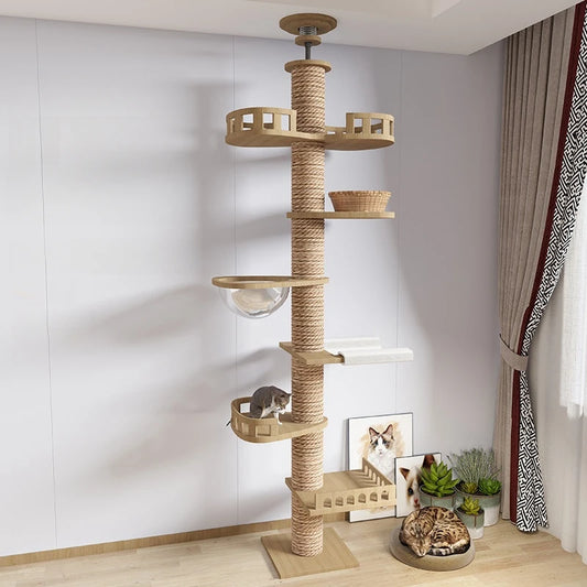 Arbres à Chat Ajustable du Sol au Plafond - Plusieurs modèles