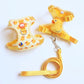 Harnais et Laisse Antifuite Motif Canard ou Éléphant pour Chats et Petits Chiens