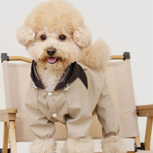 Manteau Réfléchissant Imperméable pour Chien en Nylon