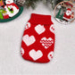 Pull Tricoté pour Chien – Motifs Hiver et Noël