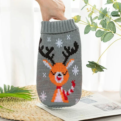 Pulls d’Hiver en Laine – Motifs de Noël et Animaux